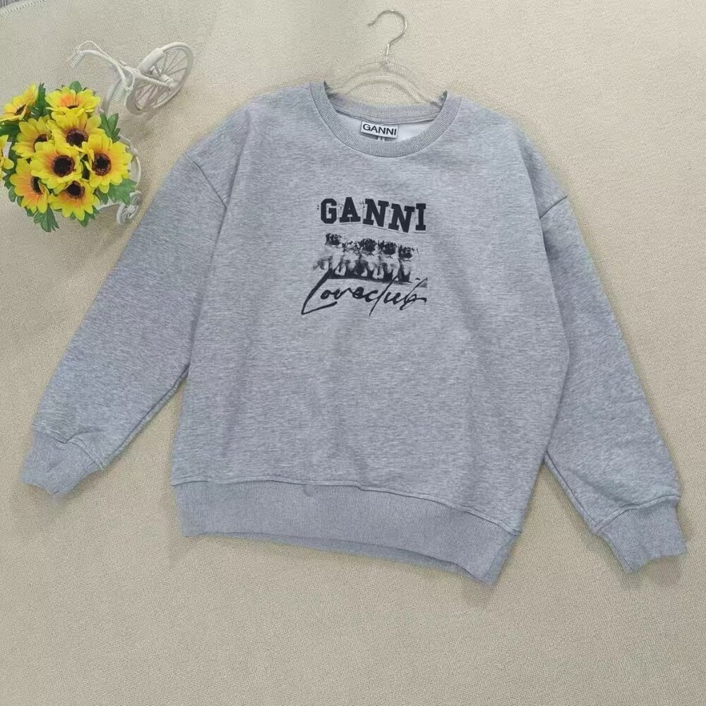 Ganni Gray crew neck sweater - Picture 6 of 10
